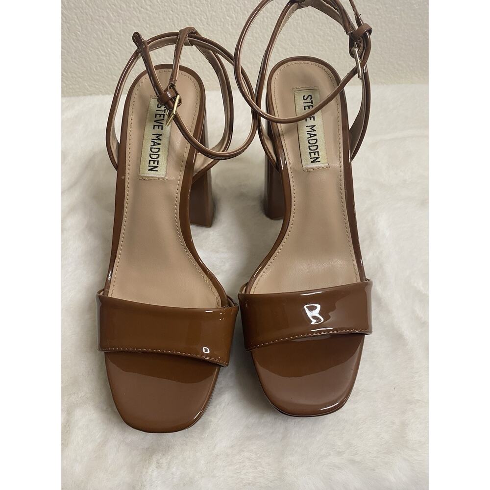 Steve Madden Platform Heels Lessa Women’s Brown Size 6 - Picture 4 of 7